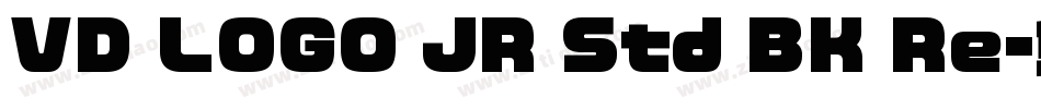 VD LOGO JR Std BK Re字体转换